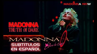 MADONNA - LIVE TO TELL + SPEECH - TRUTH OR DARE - 1080p - SUBTITULOS ESPAÑOL