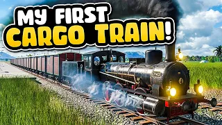 Building my FIRST Train Line! — Transport Fever 2: Deluxe Edition (#4)