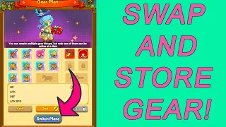 Storing And Swapping Gear In Legend of Mushroom #legendofmushroom @legendofmushroom