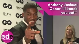 Anthony Joshua: 'Conor, I'll knock you out!' : GQ Awards 2017