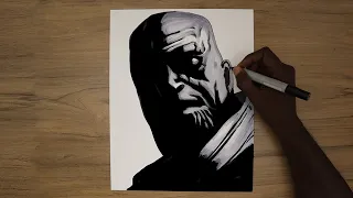 THANOS IS COMING! (I draw Thanos as you don't want to see him at your door)