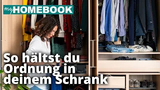 Life-Hack für mehr Platz und Ordnung im Schrank | myHACKS | myHOMEBOOK