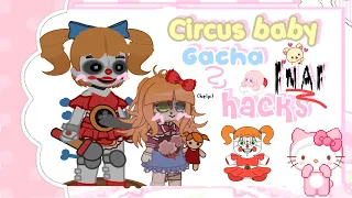 Circus Baby Gacha Tips & Tricks | Gacha FNAF | Warning little gore