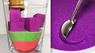 Very Satisfying Video Compilation 70 Kinetic Sand Cutting ASMR