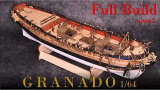 【Fullbuild-part2】model ship building/300 to1000hours/victorymodels GRANADO 1/64