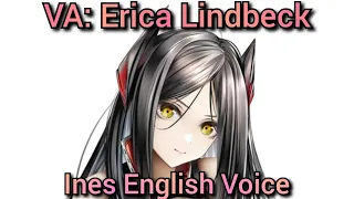 Ines English Voice. ALL Voicelines (E2 + Max Trust) | Arknights