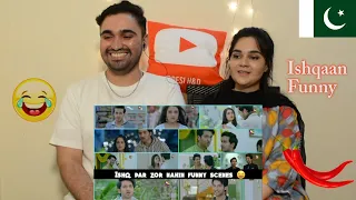 Pakistani reaction to Ishqaan funny Scenes | Ishk Par Zor Nahi | Ahaan & Ishqi | Desi H&D Music