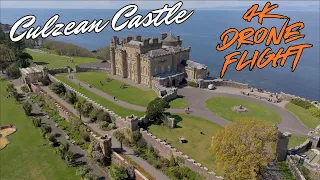 4K DJI Mavic 3 flight along Croy Beach and around Culzean Castle