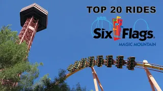 Top 20 Rides at Six Flags Magic Mountain