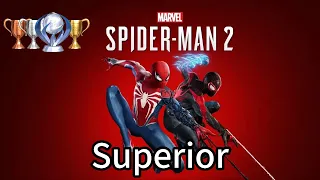 SUPERIOR TROPHY GUIDE MARVEL'S SPIDERMAN 2 - PLATINUM TROPHY GUIDE  - 100%