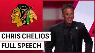 Chris Chelios' full speech before his jersey was raised to the rafters at the United Center