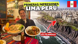 Our FIRST TIME in LIMA PERU 🇵🇪😱 Is it dangerous?