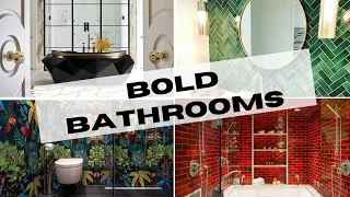 Bold In Your Face Bathrooms | Home Decor Home Design | And Then There Was Style
