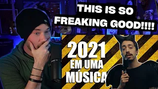 First Time Hearing - 2021 EM UMA MÚSICA ( Metal Vocalist Reaction )