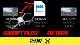 DJI Air2S, Mini 2/3 Pro Corrupted Video Files - Fix Them Easily!