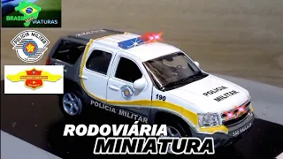 POLÍCIA RODOVIÁRIA ESTADUAL DE SÃO PAULO - PMESP - MINIATURA DE VIATURA