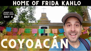 COYOACÁN (4K): The Home of CORTÉS & FRIDA KAHLO (Mexico City Travel Guide: Day 4)