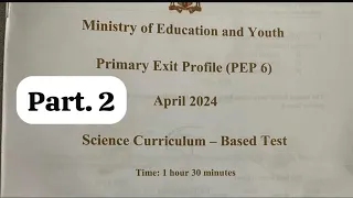 Pep Science CBT 2024 Pt. 2