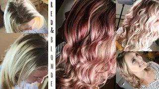 Red & Blonde Foils | Hair Color Tutorial