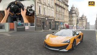 Forza Horizon 4 - McLaren 600LT - Thrustmaster TX Steering Wheel GAMEPLAY [4K]