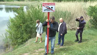 Жителів Лозівської громади попередили про заборону купання на водоймах