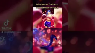 Winx Club Musa's Sirenix transformation comparison / Winx Club in real life