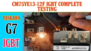 yaskawa vfd igbt testing | yaskawa g7 igbt testing | cm75ye13-12f testing