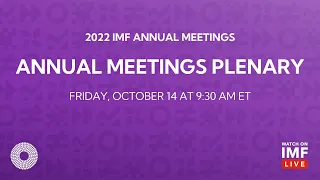 2022 Annual Meetings Plenary