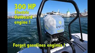 300+ Hp Electric outboard engine Evoy