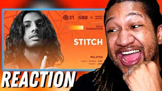 Reaction to Stitch 🇲🇾 I Grand Beatbox Battle World League 2021 I Solo Elimination