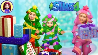 Sneaking a Present? Sims 4 Let's Play The Darlingtons - Sophie Henry & the Triplets Christmas