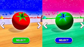 🍎🍏Going Balls Red Tomatoes Ball Vs Green Tomatoes Ball Gameplay Part 499