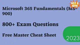 Microsoft 365 Fundamentals (MS-900) Exam Dumps & Questions 2024