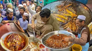 HUGE Roadside IFTAR in PAKISTAN | Siri Paya, Fish Fry, Channa Cholay | Ramadan Street Food Peshawar