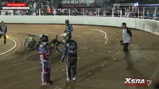 Round 1 Races and Crashes 52nd US National Speedway Championship