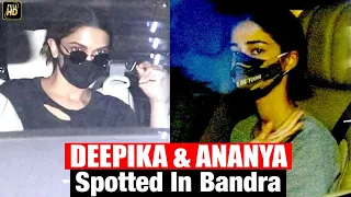 Deepika Padukone & Ananya Panday Get BLINDED By Camera Flashes As PAPARAZZI Hounds Them