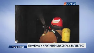 Пожежа у Кропивницькому: 3 загиблих