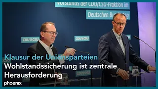 CDU/CSU-Klausur: Abschluss-Statements von Friedrich Merz und Alexander Dobrindt