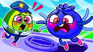 The Dangerous Manhole Cover Song 😱🙅‍♂️ Stranger Danger 😣 II Kids Songs by VocaVoca Bubblegum🥑