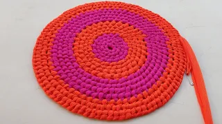 Braided Rug Tutorial , New Doormat Making At Home , Doormat Design , Craft With Priya 🙏