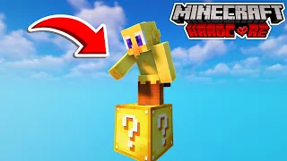 Survivre En Hardcore Sur Un Lucky Block Dans Minecraft