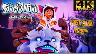 Song of Nunu A League of Legends Story Gameplay [4K 60FPS PC] - No Commentary