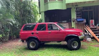 Install new tailgate window lift motor for 1992 Toyota 4Runner