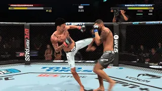 UFC 5: Brutal Lead Headkick knockout!