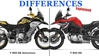 BMW F850GS vs F850GS Adventure