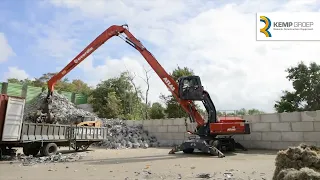 Atlas 350MH recyclingmachine van Overdie Metlas B.V. in de praktijk