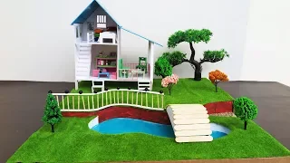 DIY Miniature Doll House With Beautiful Fairy Garden