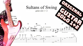 Sultans of Swing solo TAB - electric guitar solo tabs (PDF + Guitar Pro)