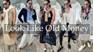 OLD MONEY OUTFIT IDEAS | EARLY FALL OUTFIT IDEAS 2022 | Old Money Aesthetic | Crystal Momon