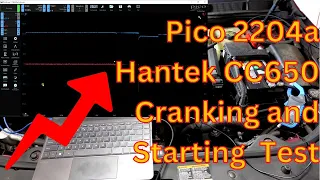 EASY Step-by-step Picoscope 2204a and Hantek CC650 cranking and starting test with waveform analysis